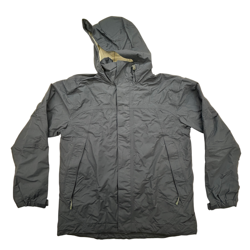 Aigle Jacket Mens Large Hooded Waterproof Windbreaker Packable Raincoat